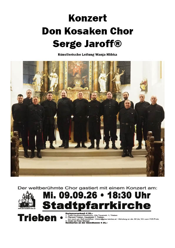 Konzert Don Kosaken Chor Serge Jaroff