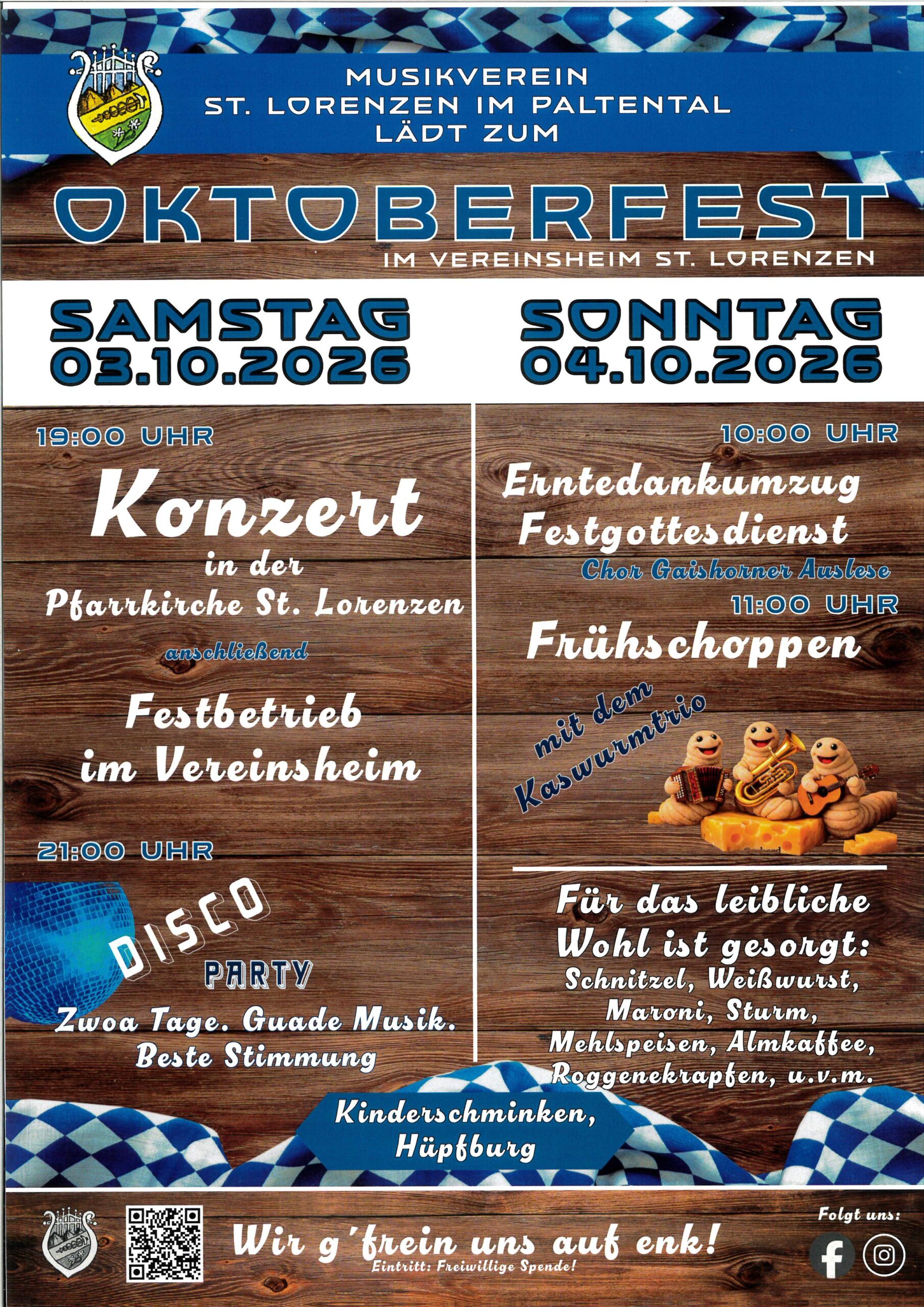 Oktoberfest des MV St. Lorenzen i.P.